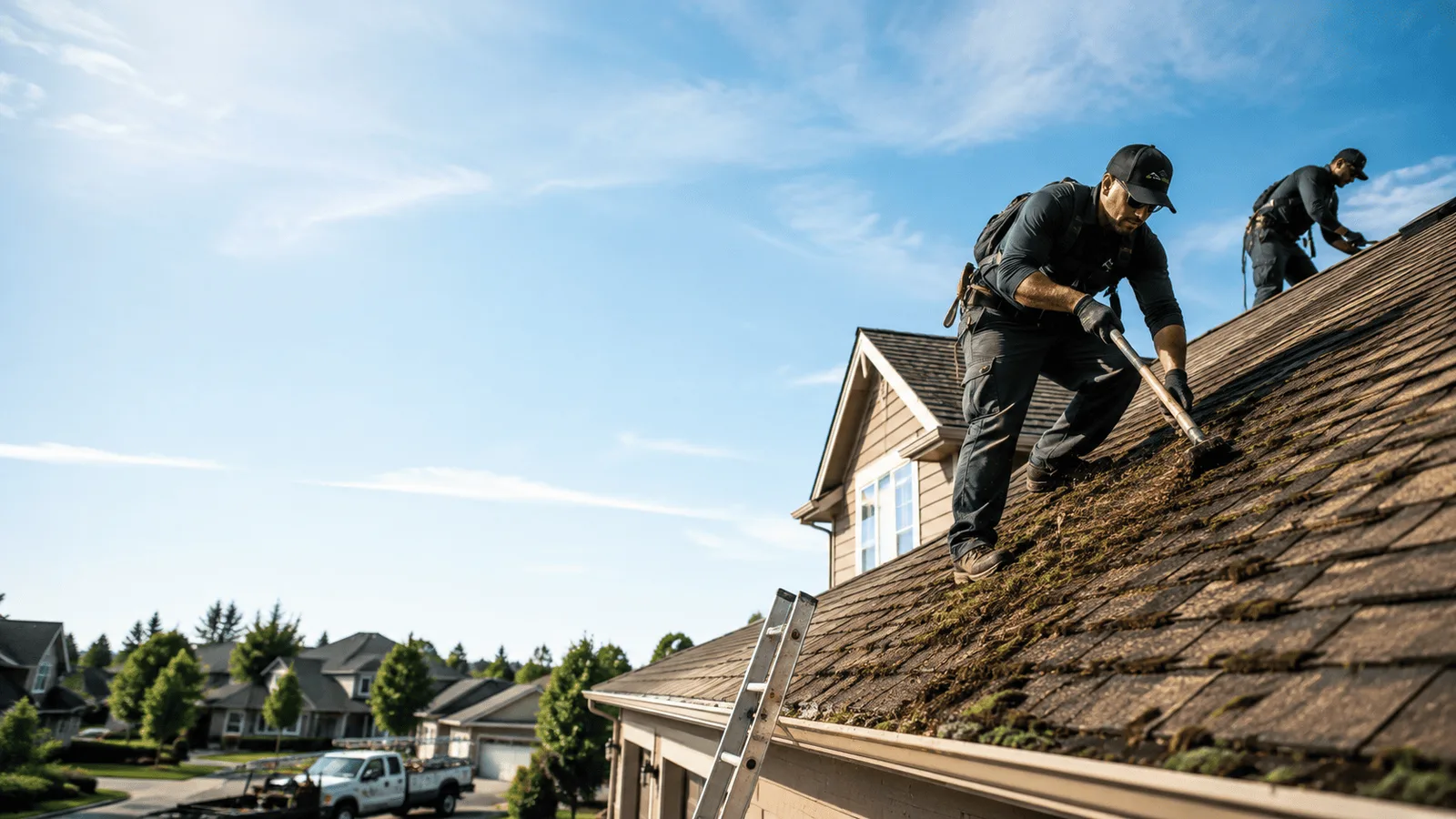 Roof Moss Removal in Aurora, NE near me